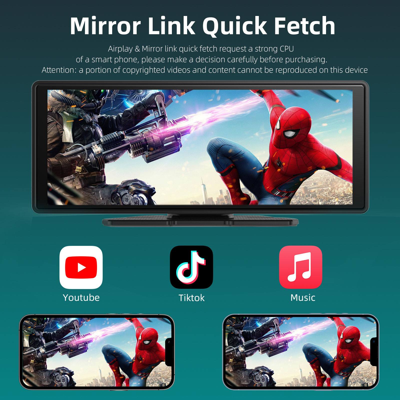 11.26 Inch Touch Screen Car Dvr Recorder - Image 3