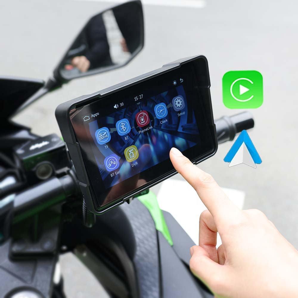 Car 5inch IP67 Motorcycle Carplay