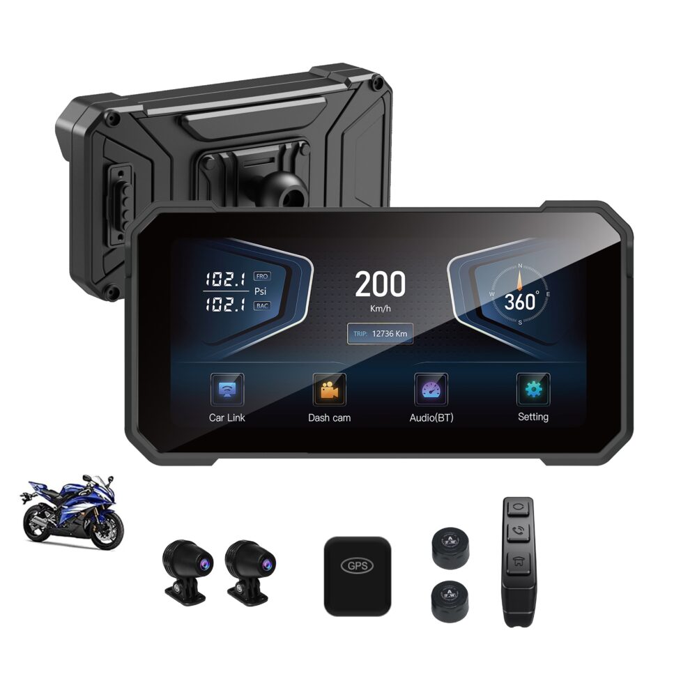 6.25 Inch Motorcycle DVR