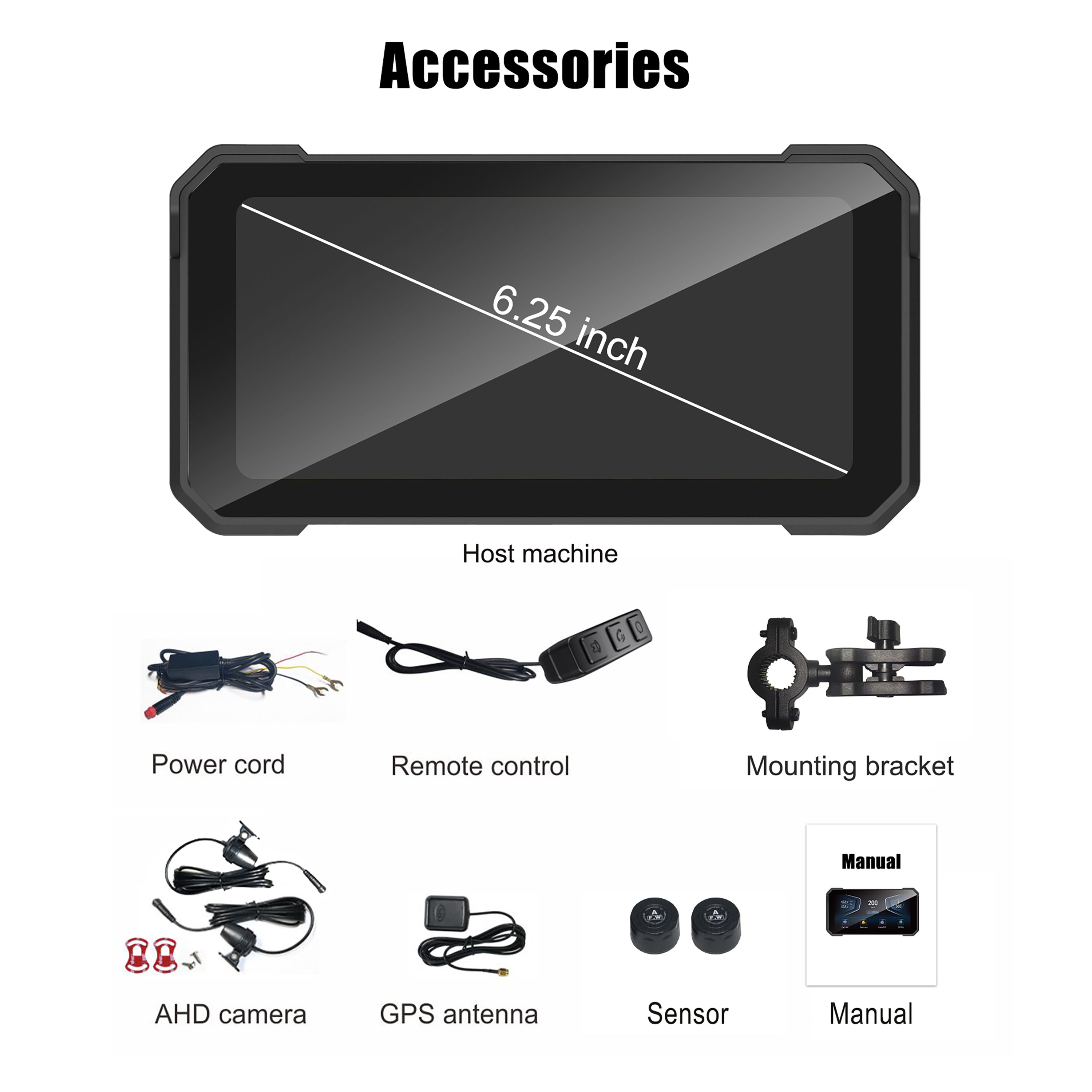 6.25 Inch Motorcycle DVR - Image 6