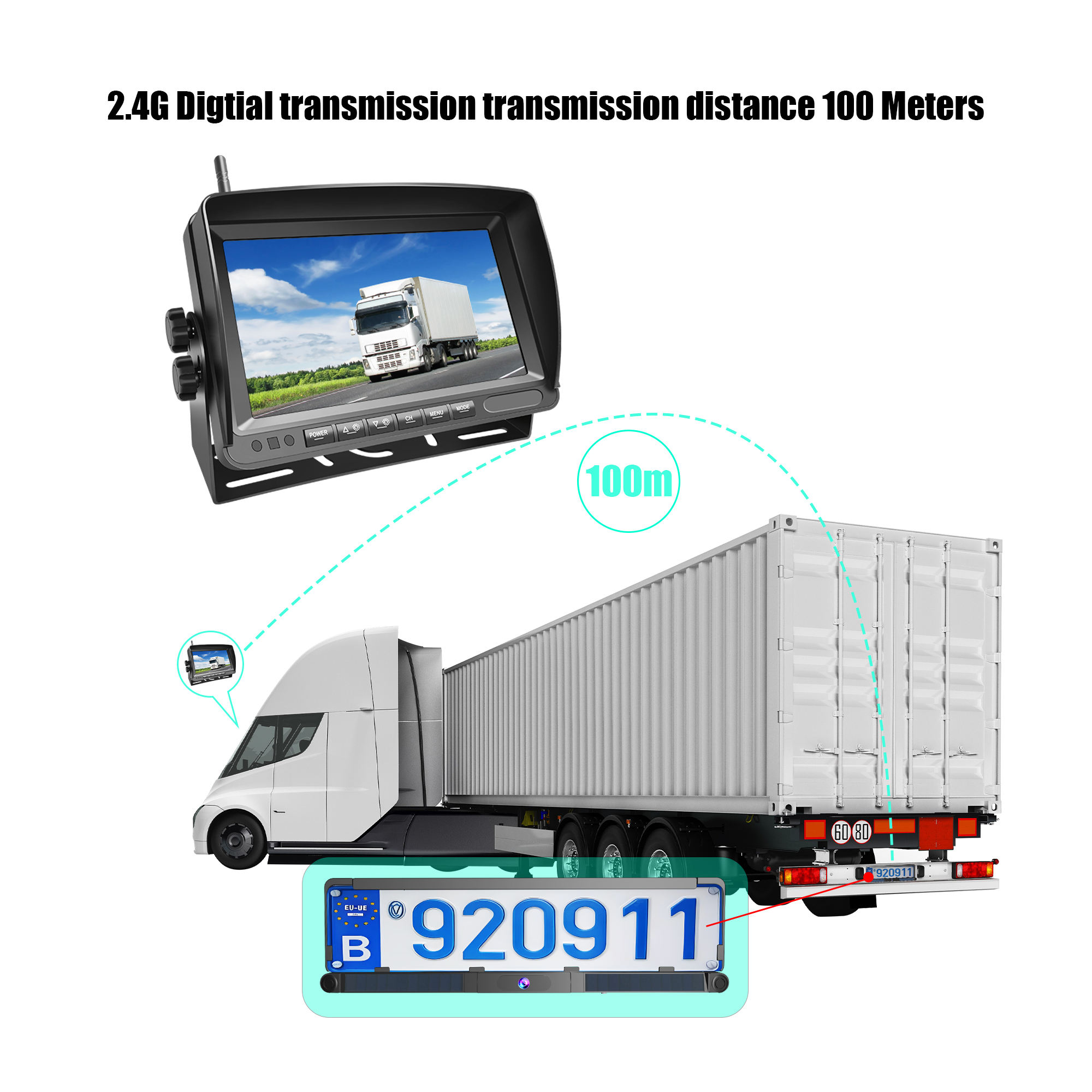 Truck Wireless Monitor K8 - Image 4